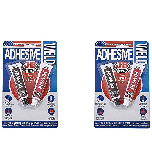 2 x J-B Weld Adesivo epossidico Originale.