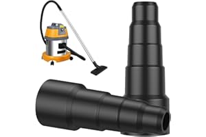 OROMYO 2 adaptadores universales para aspiradora, 23/30/34/42/50 mm de diámetro interior, adaptador de plástico universal, manguera de aspiradora, adaptador para todo tipo de aspiradoras