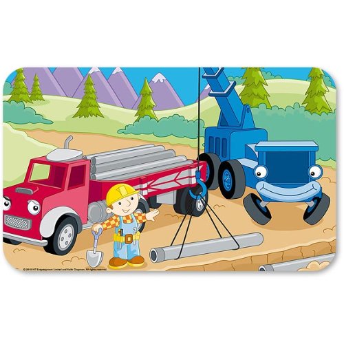 p:os 66276 Bob der Baumeister Frühstücksbrettchen Melamin