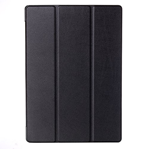 Lenovo Tab 2 A10 / Tab3 10 Plus / Tab3 10 Business Hülle – Schutzhülle mit Auto Aufwachen / Schlaf Funktion für Lenovo Tab 2 A10-30 / A10-70 / Tab3 10 Plus / Tab3 10 Business 10.1″ Tablet, Schwarz - 2