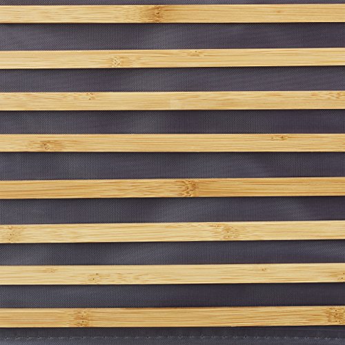 Relaxdays Bambus Sitzbank mit Stauraum L HxBxT 46x93x50 cm Sitzhocker in Naturoptik mit Sitzkissen als praktische Fußablage und Aufbewahrungsbox mit Klappe zum Öffnen für Bad und Wohnräume, natur - 6