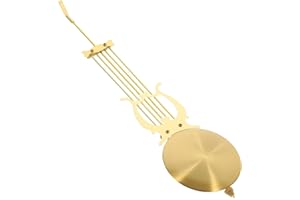 Yardwe Péndulo De Reloj De Pared De Cuarzo Repuesto Martillo De Metal para Reparación Manualidades Movimiento De Reloj Accesorio De 4.3 Pulgadas