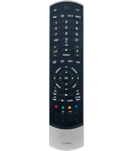 Ersatz-Fernbedienung Für Toshiba Fernseher 40XV733 / 40XV733G / 40XV733R – Neu, Originalverpackt