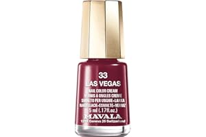 MAVALA Minicolor Smalto Per Unghie 33 Las Vegas - 10 Ml, Rosso, 5 Millilitro
