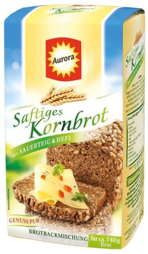 Preisvergleich Produktbild Aurora Saftiges Kornbrot Backmischung 6x500g