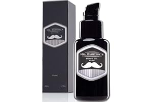 Bartöl für die Bartpflege von Mr. Burton´s Beard Oil - PURE - duftneutral - 50ml Bart Öl - 100% natürliche Inhaltsstoffe - Premium Qualität Made in Germany
