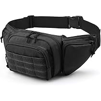 Blue Alpha Tactical Waist Bag Concealed Gun Carry Pouch Military