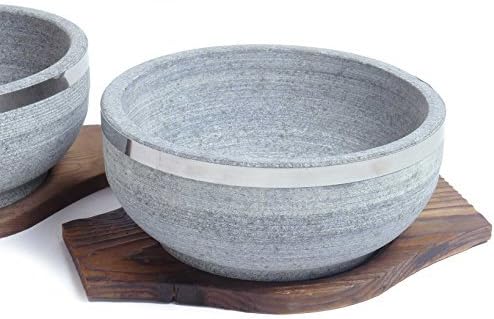 Spiceberry Home - Granite Stone Dolsot Bibimbap Bowls, Set of 2 by Spiceberry Home