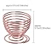 Mudder Beauty Blender Sponge Holder Makeup Drying Stand Sponge Puff Holder Rack, Rose Gold, 2 Pieces