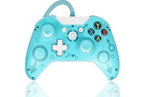 SEMAIKI Wired Controller for Xbox One,Wired Gamepad Game Controller Compatible with Xbox One/One X/One S/One Elite/Xbox Series X/PC Windows 7/8/10 (Green)