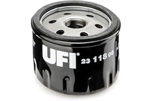 UFI Filters, Filtro de Aceite 23.118.00, Filtro de Aceite de Recambio, Apto para Motos, Apto para Modelos Acme, Agria, Aprilia, Caron, Ducati, Goldoni, Lamborghini, Piaggio, Renault y Volvo Penta
