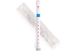 Nuvo N310RDBL Descant Soprano Recorder - White/Blue Trim