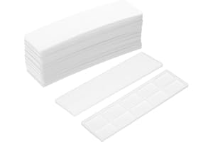 sourcing map 20 Pcs Plastic Flat Shims for Leveling, 3mm(1/8") Structural Tile Composite Shims, Plastic Glazing Blocks for Home Improvement, Window, Toilet, Table, White