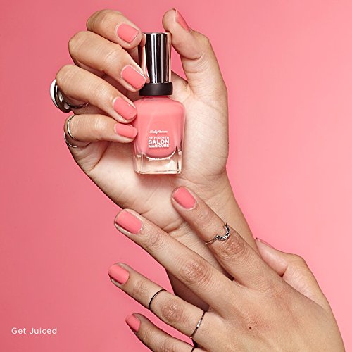 Sally Hansen Complete Salon Manicure Nagellack, Farbe 546, Get Juiced, pinke Wassermelone, 1er Pack (1 x 15 ml) - 3