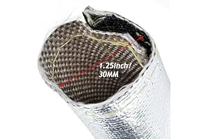 Selotrot 1M Isolation Métal Bouclier Thermique Manche Câble Tuyau Protection Housse