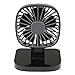 Produktbild Homyl USB Ventilator Tischventilator Schreibtischventilator, 3 stufige Geschwindigkeitsregelung, 160 Grad vertikale Rotation, 360 Grad links und rechts Rotation - schwarz