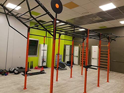 BodyStrongFitness Scala inclinata per Struttura Gabbia autoportante/Muro Larghezza 120 cm