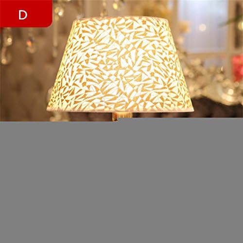 FANDBO European Style Luxury Embroidered Cloth Art Lampshade Glaze Base Handmade Decoration E27 Table Lamp