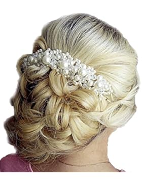 Tiara Diadem Perlen Perlenschmuck Blumen Krone Krönchen Strass Haarschmuck Stirnschmuck Blüten Braut Hochzeit