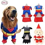 disfraz de perro superman Elección perfecta para aquellos que buscan un disfraz para mascotas.