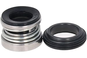 Othmro Sello Mecánico de Aleación de Plástico 16 mm Diámetro Interno 104-16 para Eje de Bomba, Agua, Piscinas y Spa - Repuesto