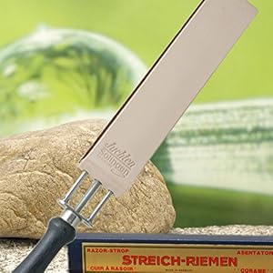 Double Razor Strop for Straight Razor Leather Adjustable Russian Streich Riemen t00056j - Image 7
