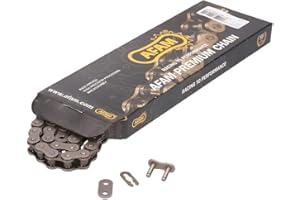 Kette AFAM schwarz 420M x 130 kompatibel mit Aprilia RX 50cc, SX SM, DERBI Senda, R, GILERA RCR, SMT