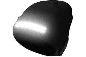 GRACETOP LED Beanie Beleuchtete Mütze mit Licht,Wiederaufladbare Winter Warm LED Haube mit Lampe für Angeln,Jogger,Camping,Laufen,Geschenke für Männer Frauen