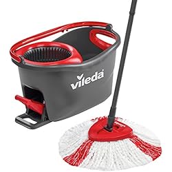 Vileda Easy Wring & Clean Turbo balai à frange + seau à pédale - set complet