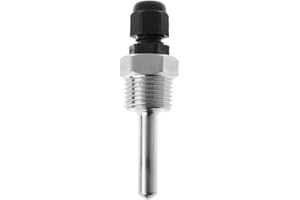 PGONA HDmirrorR Hoxin Thermowell Thermowell Edelstahl 304 1/2 Zoll BSP G Gewinde für Temperatursensor, 50 mm