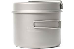 Toaks - Set in titanio composto da padella e pentola da campeggio/escursionismo