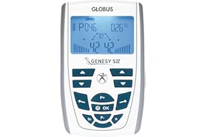 Globus | Genesy S2, électrostimulateur à 2 canaux, 60 programmes pour la physiothérapie