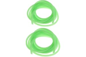 UNBEKANNT Luminous Anti Tangle Rig Tubes Tubing 2M Rig Sleeves DIY Tackle Deep Sea Fishing 2pcs