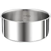 Tefal Ingenio Preference L8982804 Stackable Saucepan, Stainless Steel | Induction compatible saucepan, patented removable han