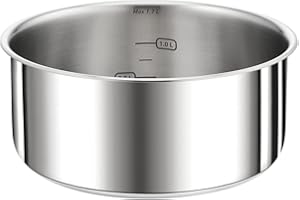 Tefal Ingenio Preference Casserole 16 cm, Empilable, Acier inoxydable, Induction, Polyvalence, Gain de place L8982804