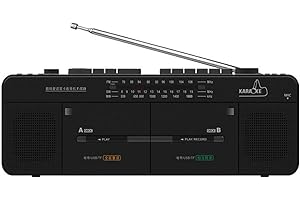 GENERIC Lecteur double bande - Enregistreur cassette - Radio FM/SW/WM - Disque MP3/U, lecture de carte TF - Enregistrement en un clic