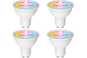 LEDLUX Lampa LED GU10 ZigBee, Smart Żarówka LED GU10 5W, RGB CCT Dimmable, Kompatybilna z Alexą, Kompatybilna z systemem Philips HUE 3.0 (4)