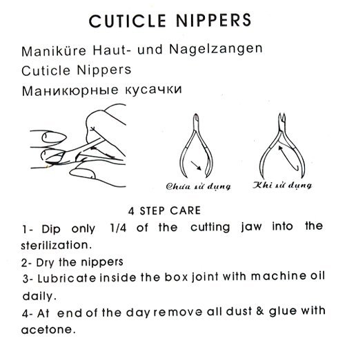 Pusher Schaber Spatel Nagelhautzange Nagelhautentferner Nagelhautschieber Set - 4