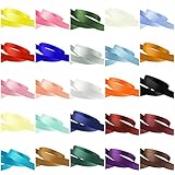 Farben:Weiß, Brautweis, Hellrosa, Babyrosa, Rosa, schockierendes Pink, Creme, Flieder, Pfirsich, Cadbury-Violett, Sonnenblumengelb, Hellgelb, Minze, Babyblau, Königsblau, Marineblau, Waldgrün, Kleeblattgrün, helles Petrol, Rot, Dunkelrot, Burgunderrot, Gold, Antikgold, Silber, Schwarz, Braun, elektrisches Orange.