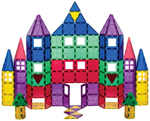 Playmags 100 + 18 Teiliges Set: Jetzt mit noch kräftigeren Magneten, robust, extrem strapazierfähig mit farbenfrohen klaren Platten. 18-teiliges Clickin-Zubehör, um Ihrer Kreativität keine Grenzen zu setzen!