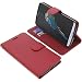 Produktbild foto-kontor Tasche für TP-Link Neffos C5 Max Book Style rot Schutz Hülle Buch