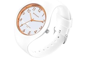 XCZAP Fashion Jelly Series Ladies Silicone Strap Electronic Quartz Waterproof Watch Luxury Simple learners Designer Watches Black White