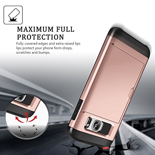 Funda Samsung Galaxy S7 Coolden Protectora Rigida Compartimento para 2 Tarjetas Funda Ultra Delgado Carcasa de Doble Capa Absorci n de choque Anti-Golpes Caso para Samsung Galaxy S7-Oro Rosa reviews Funda Samsung Galaxy S7 Coolden Protectora Rigida Compartimento para 2 Tarjetas Funda Ultra Delgado Carcasa de Doble Capa Absorci n de choque Anti-Golpes Caso para Samsung Galaxy S7-Oro Rosa