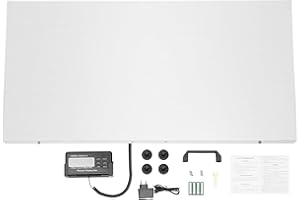 AANGEEBONE Balanza digital para paquetes, 300 kg, báscula veterinaria, báscula grande para animales, plataforma, puede almacenar mascotas, clínicas veterinarias, servicios postales, envío, almacenamiento, 103,5