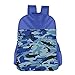 Produktbild Blue Camo Shark Children School Backpack Carry Bag for Kids Boys Girls