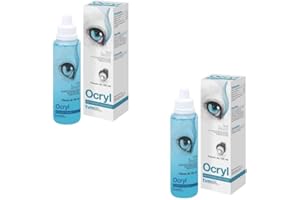 TVM Ocryl collyre | 2 x 135 ML | Produit d'hygiène oculaire pour Chiens, Chats, Chevaux et Animaux Exotiques | Peut être utile pour éliminer la poussière et Les Corps étrangers