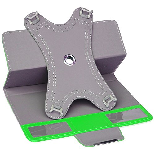 Hülle Medion Lifetab P9702 X10302 P10400 P10506 P10505 S10366 S10352 Tablet Tasche Schutztasche mit Ständerfunktion in Grün Schutzhülle Stand Tasche Etui Cover Case hochwertige Verarbeitung von UC-Express - 7