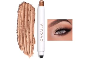 TIMIPOO Crema de sombra de ojos, lápiz de sombra de ojos, barra de maquillaje de ojos mate y brillante, maquillaje fluorescente con sombra de ojos impermeable de larga duración (07#)