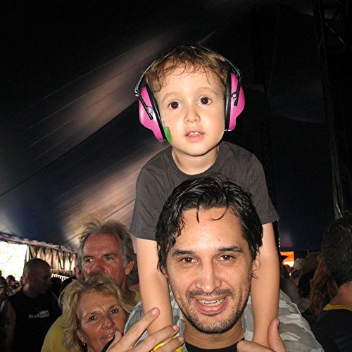 Kinder Kapselgehörschutz, Gehörschutz für Kids/Baby, NRR 26dB/SNR 30dB von Fnova ,Größe stufenlos verstellbare Kopfbügel Ohrenschützer für Kinder,extrem leicht und weich Baby/Kids Ear Muffs gehörschutzes für das Fest Konzert oder Feuerwerk(Rosa) - 7