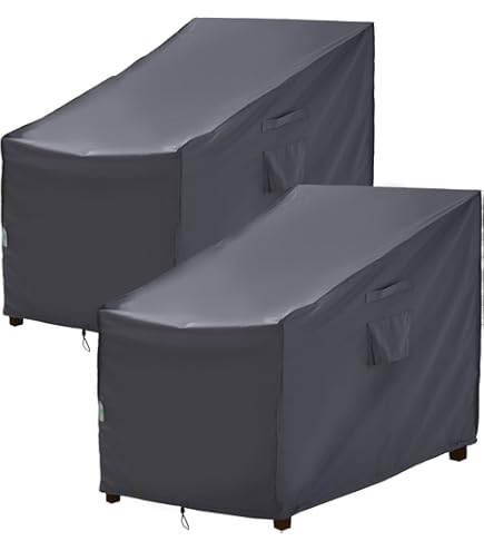 F&J Outdoors Waterproof Patio Loveseat Cover - UV Resistant 54x39x35 Deep Seat Protection